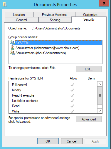 How to enable File and Folder Access Auditing on Windows Server 2012