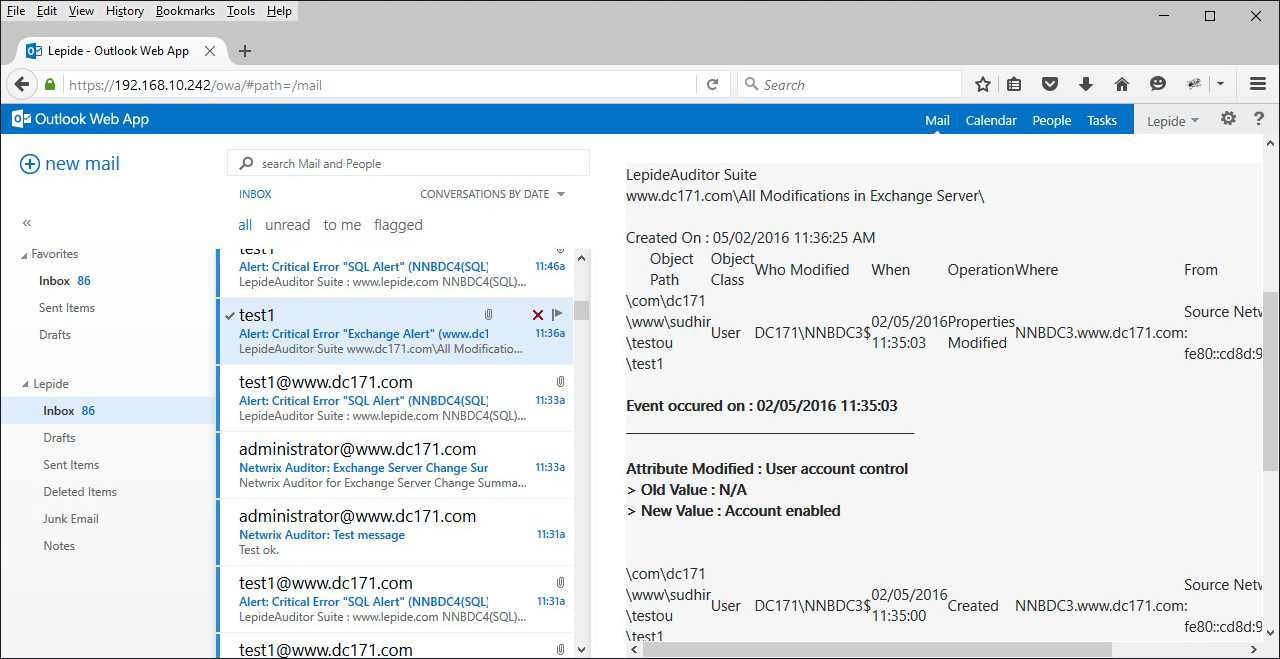 Exchange Auditing Solution to Audit & Report Exchange Server Changes