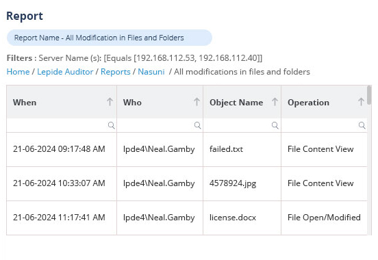 Nasuni security and compliance. - screenshot