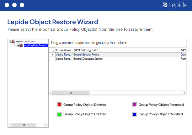 Roll Back Unwanted Group Policy Changes - screenshot